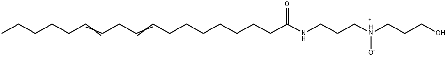 N-[3-[(2-Hydroxyethyl)methylamino]propyl]-9,12-octadecadienamide N-oxide Structure