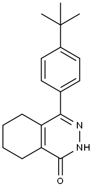4-[4-(1,1-Dimethylethyl)phenyl]-5,6,7,8-tetrahydro-1(2H)-phthalazinone 구조식 이미지