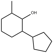 2-Cyclopentyl-6-methylcyclohexanol Structure