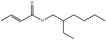 2-Butenoic acid, 2-ethylhexyl ester, (2E)- Structure