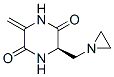 2,5-Piperazinedione,3-(1-aziridinylmethyl)-6-methylene-,(R)-(9CI) 구조식 이미지
