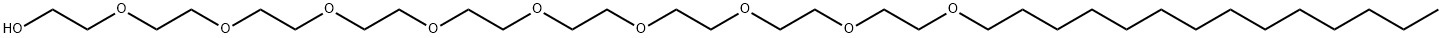 3,6,9,12,15,18,21,24,27-nonaoxahentetracontan-1-ol  Structure
