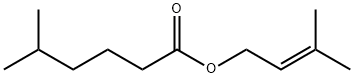 5-Methylhexanoic acid 3-methyl-2-butenyl ester Structure