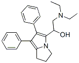 2-diethylamino-1-(1,2-diphenyl-6,7-dihydro-5H-pyrrolizin-3-yl)ethanol Structure