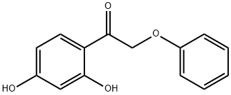 1-(2,4-DIHYDROXYPHENYL)-2-PHENOXYETHAN-1-ONE Structure