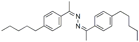 1-(4-Pentylphenyl)ethanone [1-(4-pentylphenyl)ethylidene]hydrazone Structure
