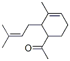 1-[3-methyl-2-(3-methyl-2-butenyl)-3-cyclohexen-1-yl]ethan-1-one 구조식 이미지