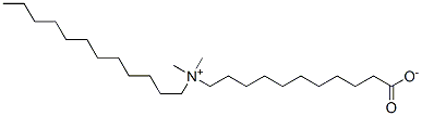 (N-dodecyl-N,N-dimethylammonio)undecanoic acid Structure