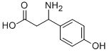 (R)-3-아미노-3-(4-하이드록시-페닐)-프로피온산 구조식 이미지