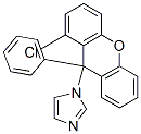 1H-Imidazole, 1-(1-chloro-9-phenyl-9H-xanthen-9-yl)- Structure