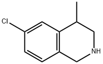 6-Chloro-4-methyl-1,2,3,4-tetrahydroisoquinoline 구조식 이미지