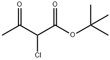 Butanoic acid, 2-chloro-3-oxo-, 1,1-diMethylethyl ester 구조식 이미지