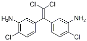 {5-[1-(3-amino-4-chlorophenyl)-2,2-dichlorovinyl]-2-chlorophenyl}amine Structure