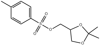 2,2-DIMETHYL-1,3-DIOXOLAN-4-YLMETHYL P-TOLUENESULFONATE Structure