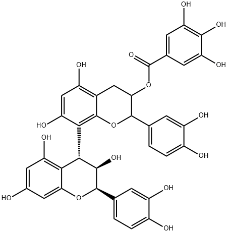 PROCYANIDINB23'O-GALLATE Structure