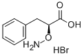 LA-아미노옥시-B-페닐프로피온산,하이드로브로마이드 구조식 이미지