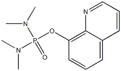 비스-디메틸아미도-8-하이드록시-퀴놀릴포스페이트 구조식 이미지