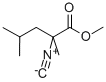 2-ISOCYANO-2,4-DIMETHYLPENTANOIC ACID METHYL ESTER Structure