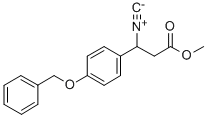 메틸-3-이소시아노-3-(4-벤질록시페닐)프로피오네이트 구조식 이미지