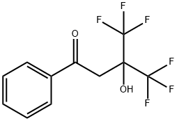 4,4,4-TRIFLUORO-3-HYDROXY-3-(TRIFLUOROMETHYL)BUTYROPHENONE, 97% MIN. 구조식 이미지
