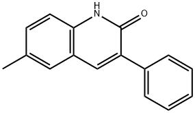 6-METHYL-3-PHENYL-2-QUINOLINOL Structure