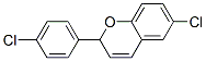 6-chloro-2-(4-chlorophenyl)-2H-1-benzopyran Structure