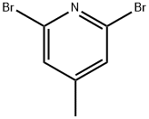 2,6-Dibromo-4-methylpyridine 구조식 이미지