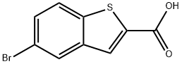 5-BROMO-1-BENZOTHIOPHENE-2-CARBOXYLIC ACID 구조식 이미지