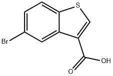 5-BROMOBENZO[B]THIOPHENE-3-CARBOXYLIC ACID 구조식 이미지