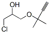 1-chloro-3-(2-methylbut-3-yn-2-yloxy)propan-2-ol 구조식 이미지