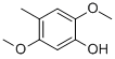 2,5-Dimethoxy-4-methylphenol 구조식 이미지