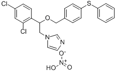 Fenticonazole nitrate 구조식 이미지