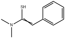 에테네티올,1-(디메틸아미노)-2-페닐- 구조식 이미지