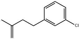 4-(3-Chlorophenyl)-2-methylbut-1-ene Structure
