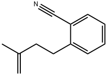 4-(2-시아노페닐)-2-메틸부트-1-엔 구조식 이미지