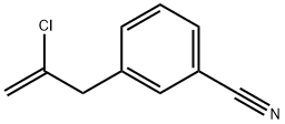 2-CHLORO-3-(3-CYANOPHENYL)-1-PROPENE Structure