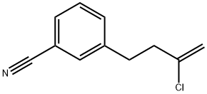 2-CHLORO-4-(3-CYANOPHENYL)-1-BUTENE Structure