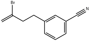 2-BROMO-4-(3-CYANOPHENYL)-1-BUTENE Structure