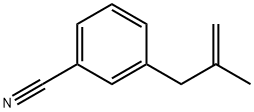 3-(3-시아노페닐)-2-메틸-1-프로펜 구조식 이미지