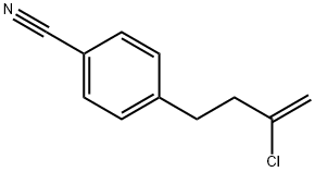 2-CHLORO-4-(4-CYANOPHENYL)-1-BUTENE Structure
