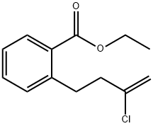 4-(2-CARBOETHOXYPHENYL)-2-CHLORO-1-BUTENE Structure