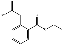 2-BROMO-3-(2-CARBOETHOXYPHENYL)-1-PROPENE Structure