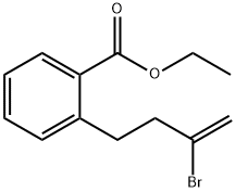 2-BROMO-4-(2-CARBOETHOXYPHENYL)-1-BUTENE Structure