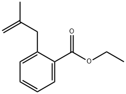 2-(2-METHYL-ALLYL)-BENZOIC ACID ETHYL ESTER Structure