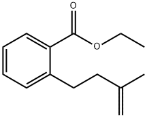 4-(2-CARBOETHOXYPHENYL)-2-METHYL-1-BUTENE Structure