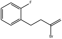2-BROMO-4-(2-FLUOROPHENYL)-1-BUTENE 구조식 이미지