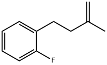 Benzene, 1-fluoro-2-(3-methyl-3-butenyl)- (9CI) 구조식 이미지