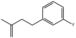 Benzene, 1-fluoro-3-(3-methyl-3-butenyl)- (9CI) 구조식 이미지