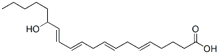 (5E,8E,11E,13E)-15-hydroxyicosa-5,8,11,13-tetraenoic acid Structure