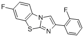 7-FLUORO-2-(2-FLUOROPHENYL)IMIDAZO[2,1-B]BENZOTHIAZOLE Structure